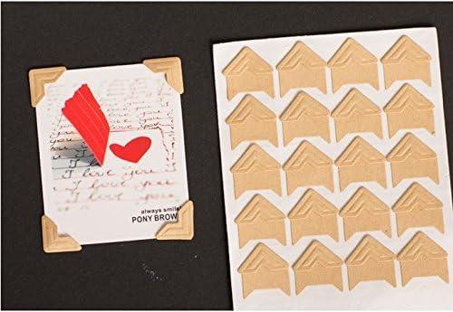 360 Count Self-Adhesive Acid Free Photo Corners Scrapbooks Memory Books - Image 2