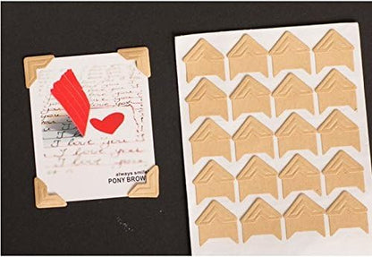 360 Count Self-Adhesive Acid Free Photo Corners Scrapbooks Memory Books - Image 2