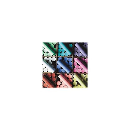 S&S Worldwide Giant Box of Jumbo Sidewalk Chalk, 126 Pieces, 9 Colors - Image 4