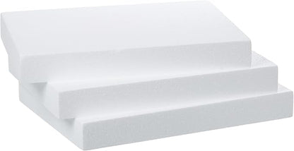 Crafare 3 Pack Craft Foam Blocks 16X12X2in Polystyrene Brick Rectangle - Image 2