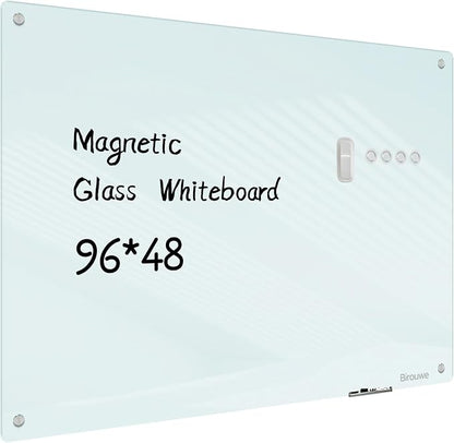 Magnetic Glass Whiteboard by Unknown