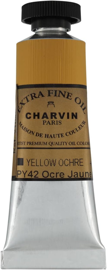 Charvin Extra Fine Oil Paint, Rich Texture, Poppy Oil-Based, Light-Fast - Image 2