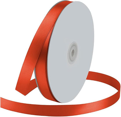 5/8" Wide x 100 Yards Single Face Polyester Satin Ribbon, Satin Ribbon by KMERLIFE