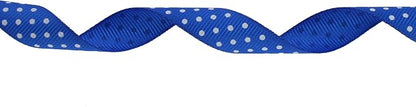 Polka Dot Grosgrain Ribbon 25 Yard Each Roll 100% Polyester - Image 2