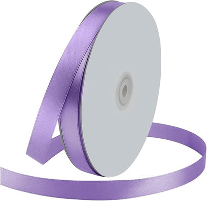 5/8" Wide x 100 Yards Single Face Polyester Satin Ribbon, Satin Ribbon by KMERLIFE