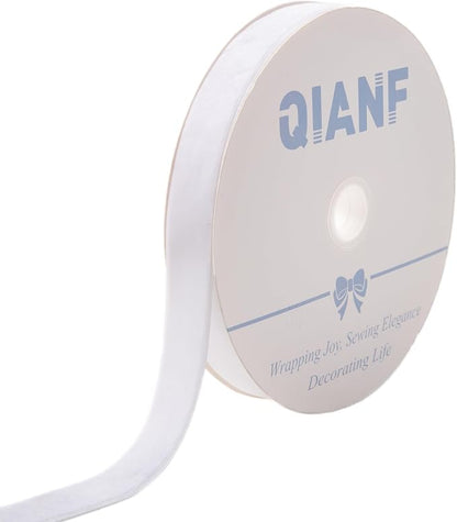 Vintage White Velvet Ribbon, 1 Inch X 25Yd by QIANF