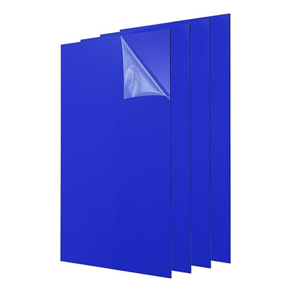 uxcell 4Pcs Acrylic Sheets 12x8 Inch Acrylic Panel 1/8 Inch-3mm Plastic Board by uxcell