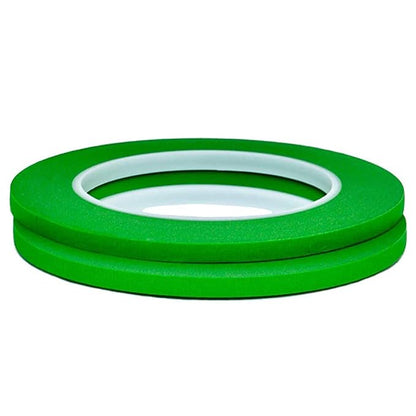 QDiShi 2 Pack 1/4" inch x 60yd Green Painters Tape Easy Removal Thin Narrow by QDiShi