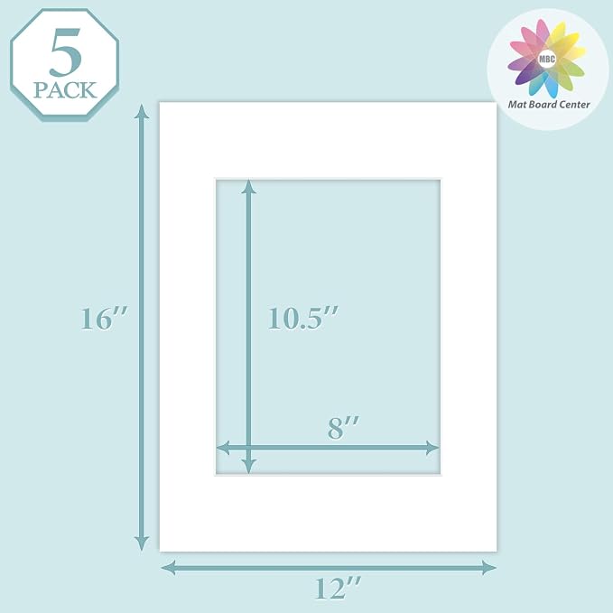 MBC Mat Board Center, 5 Pack 12x16 - Image 3
