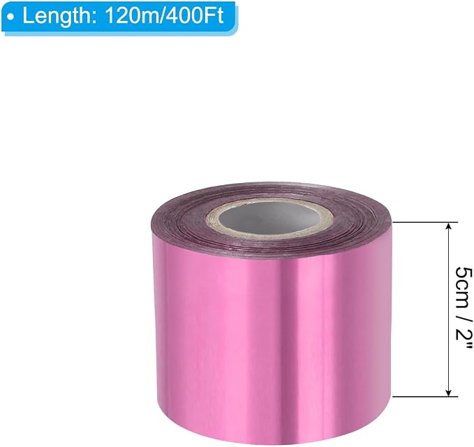 PATIKIL 2"x400Ft Hot Stamping Foil Paper, Heat Transfer Hot Stamping Paper Foil - Image 2