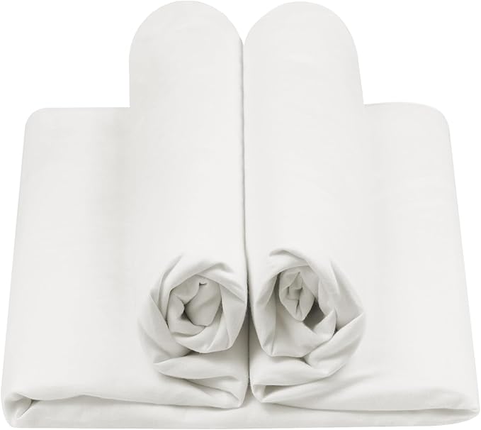 HOTGODEN Light Weight 100% Cotton Muslin Fabric: 59 inch x 2, 10 Yards Bleached by HOTGODEN