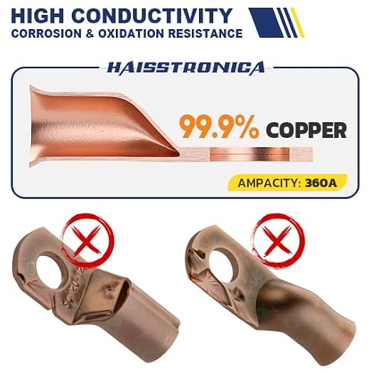 haisstronica 10pcs 4/0 AWG - Image 2