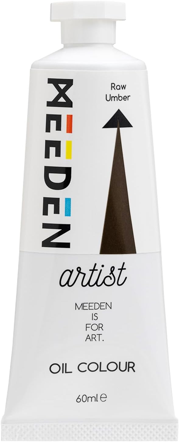 MEEDEN Artist Grade Oil Paint: Raw Umber - 60ml/2oz Tube - Professional Art by MEEDEN