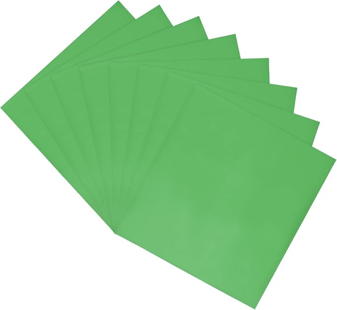 MECCANIXITY 50 Pack Toner Reactive Foil, Deco Foil Transfer Sheets 8.5"x11" A4 by MECCANIXITY