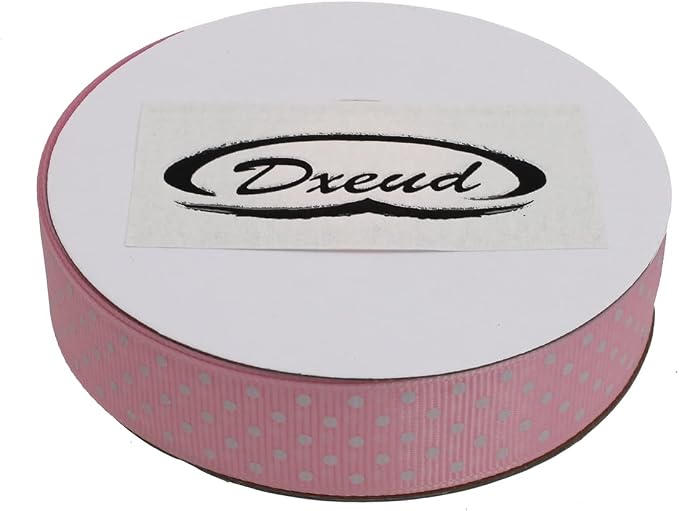 Polka Dot Grosgrain Ribbon 25 Yard Each Roll 100% Polyester - Image 3