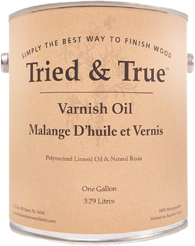 Tried & True Superior Varnish Oil Wood Finish, Gallon by TriedTrue