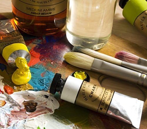 Charvin Extra Fine Oil Paint, French Yellow Medium 150 ml - Image 2