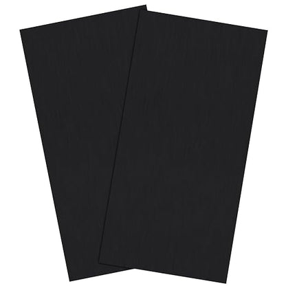 2Pack Anodized Aluminum Sheet 6 x 12 x 1/16 Inch Black Anodized Aluminum Metal by CKVIHAV