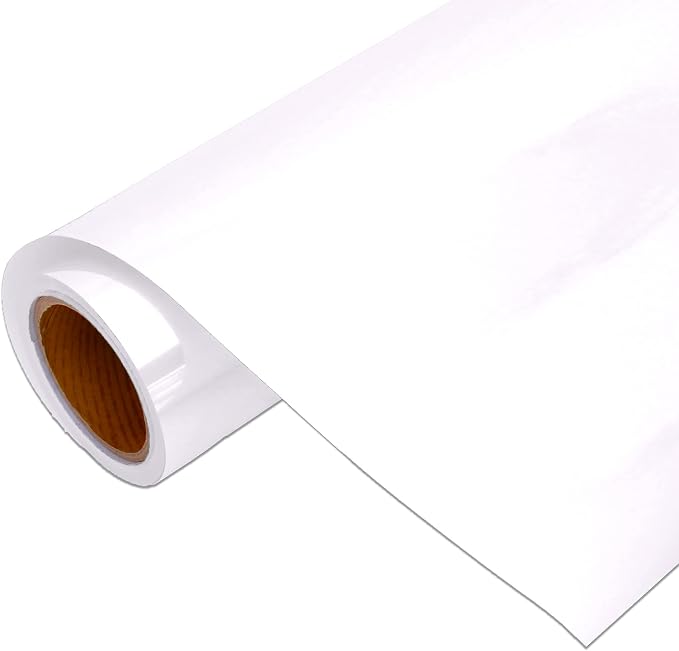10 Yard x 20" Wide Roll Threadart Metallic White Heat Transfer Vinyl Film | by ThreadArt