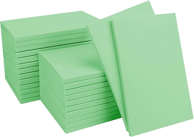KUKLIPJIM 25 Pcs 4x6" Rubber Linoleum Stamp Carving Blocks by KUKLIPJIM
