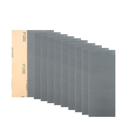 30Pcs 9 x 3.6 Inchs 1200 Grit Wet and Dry Handmade Universal Sanding Sheets by BuyTueascallkproductsnow