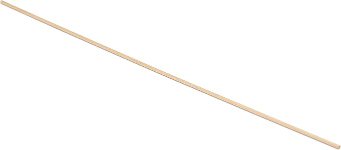 Wooden Dowel Rod, 1/8 Inch x 18 Inch Wood Dowels, Unfinished Hardwood Wooden - Image 3