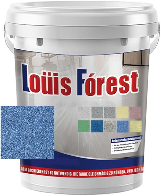 Louis Forest Epoxy Floor Paint, High-Gloss Marble Effect Epoxy Floor Coating by Unknown