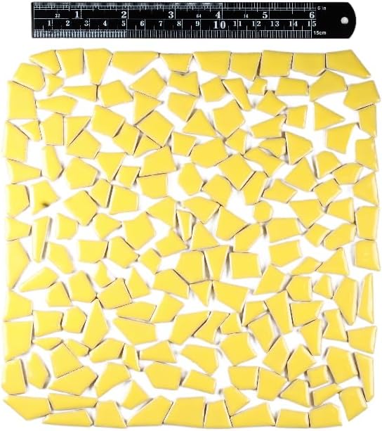 Ceramic Mosaic Tiles for Crafts & Art Projects 200 Grams Vibrant Colors Pieces - Image 2