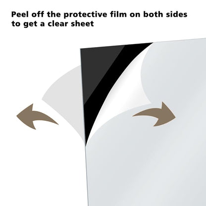 Egofine 12" x 16" Black Plexiglass Sheets 20 Pack 0.04 Inch Cast Acrylic Sheet - Image 4