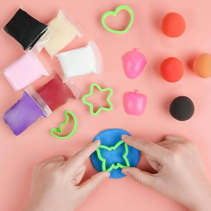 Ainiv Air Dry Clay Kit, 96 Colors DIY Model Magic Clay - Image 5