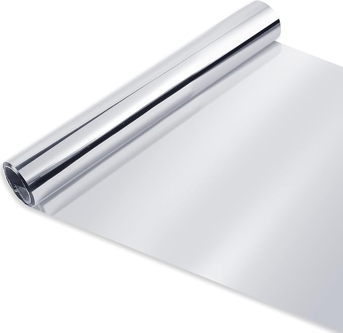 Highly Reflective Mylar Film Roll 4FT x 60FT, 2 Mil Silver, by Ghguole