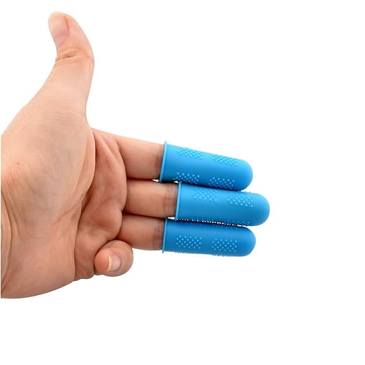 30 Pieces Silicone Hot Glue Gun Finger Caps, 5 Colors Finger Guard Protectors - Image 4