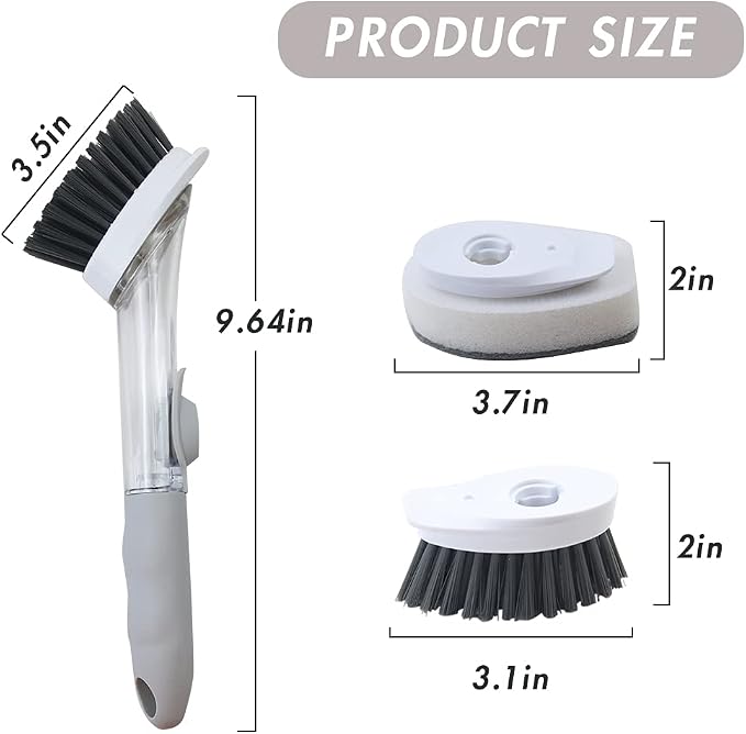 Soap Dispensing Dish Brush - Image 2