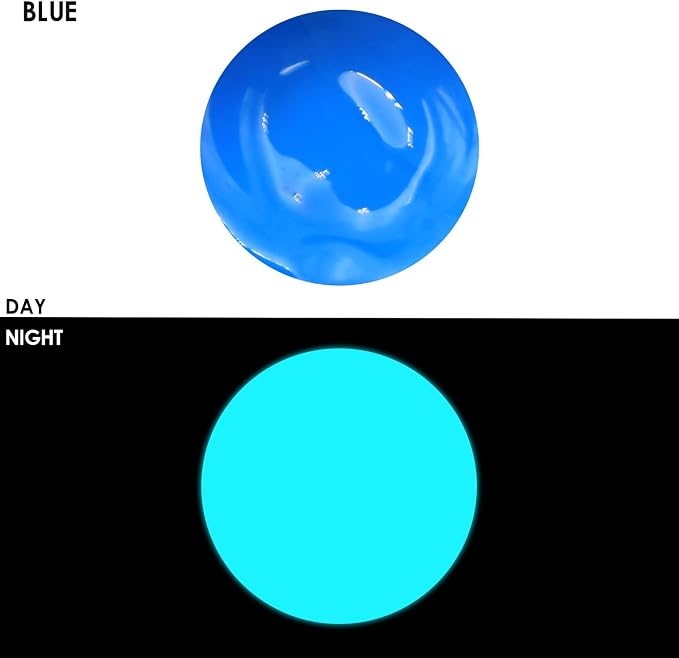 Artecho Glow in the Dark Paint, Neon Blue Paint Tubes, Art Craft Paints - Image 2
