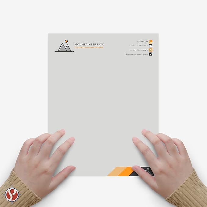 8.5 x 11" Gray Color Paper Smooth, - Image 3