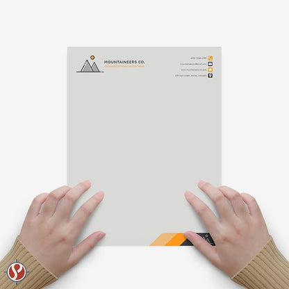 8.5 x 11" Gray Color Paper Smooth, - Image 3