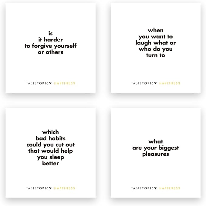 TableTopics Happiness Question Card Game - Image 5