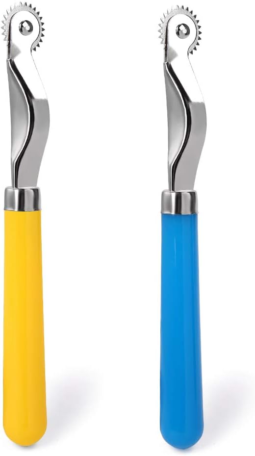 LUNARM 2 Pcs Tracing Wheel Sewing Tool, Plastic Handle Needle Point Tracing by Lunarm