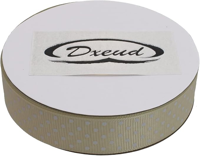 Polka Dot Grosgrain Ribbon 25 Yard Each Roll 100% Polyester - Image 3
