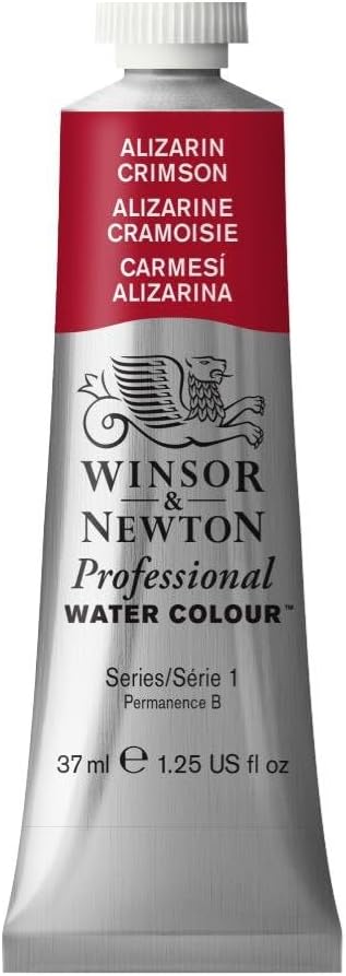 Winsor & Newton Professional Watercolor, 37ml Tube, Alizarin Crimson by WinsorNewton