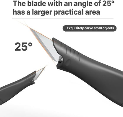 3 PCS Exacto Knife, Hidden Blade Design at The End, Comes - Image 7