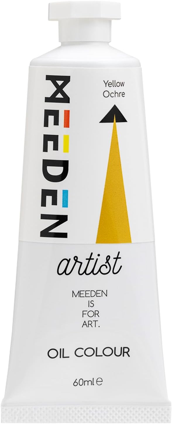 MEEDEN Artist Grade Oil Paint: Yellow Ochre - 60ml/2oz Tube - Professional Art by MEEDEN