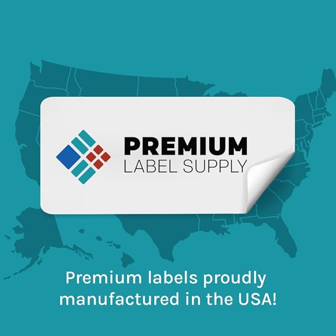 Premium Label Supply Brown Kraft Sticker Labels – 8.5" x 5.5" – Laser/Inkjet - Image 2