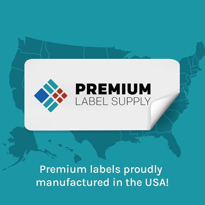 Premium Label Supply Brown Kraft Sticker Labels – 3" x 2" – Laser/Inkjet - Image 2