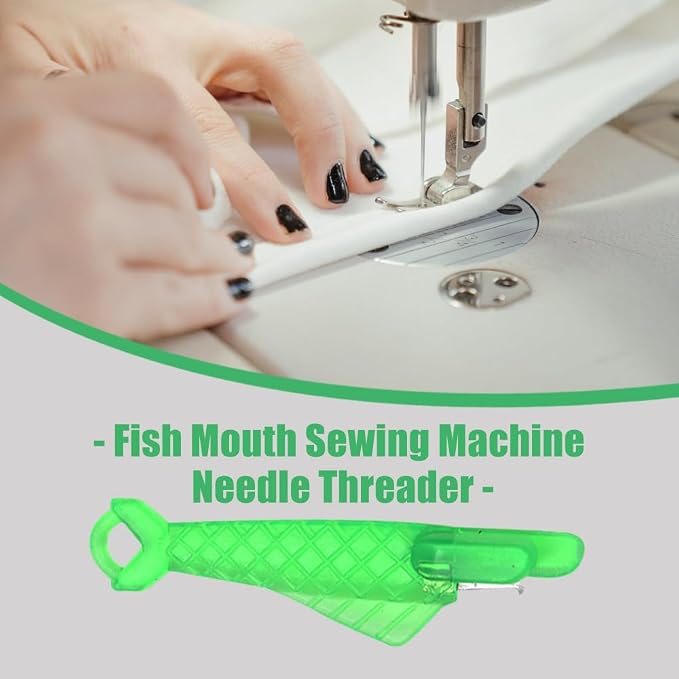 Automatic Sewing Needle Threader, Fish Type Quick Needle Threaders - Image 2