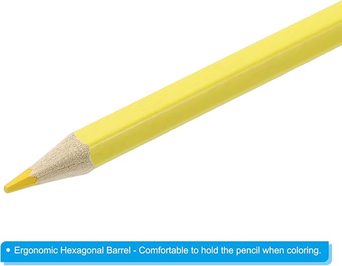PATIKIL Watercolor Pencil, Sketch Drawing, Lemon Yellow - Image 4