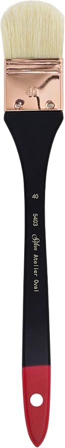Silver Brush Limited 5403-40 Silver Atelier Oval Mottler Paintbrush by SilverBrushLimited