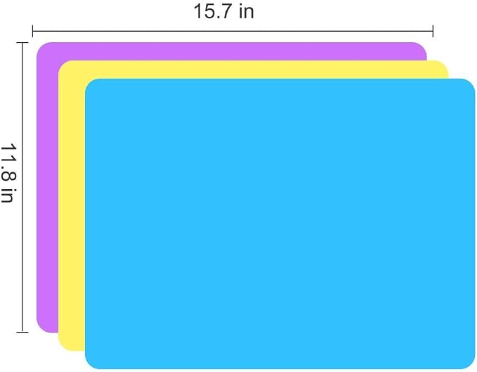 3 Pack Silicone mat Large Silicone Sheets - Image 2