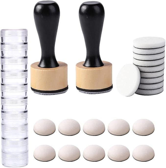 CYFUN DESIGN Ink Paints Mixing Blending Tools, Mini Replacement Foam Refills by CYFUNDESIGN