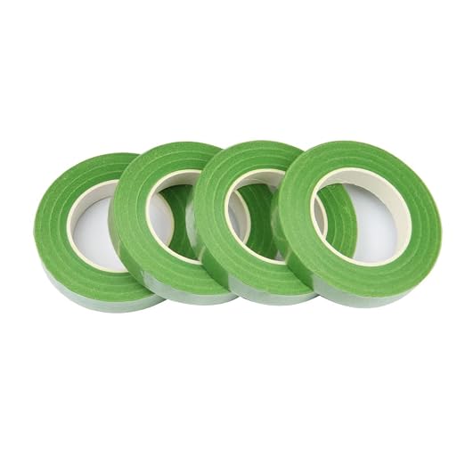 4 Rolls Floral Tape 1/2" Wide 30 Yards/Roll Floral Tapes by JFFX